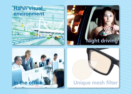 Vista mesh lenses